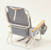 SunnyLife Resort Luxe Beach Chair - Coastal Blue Stripe