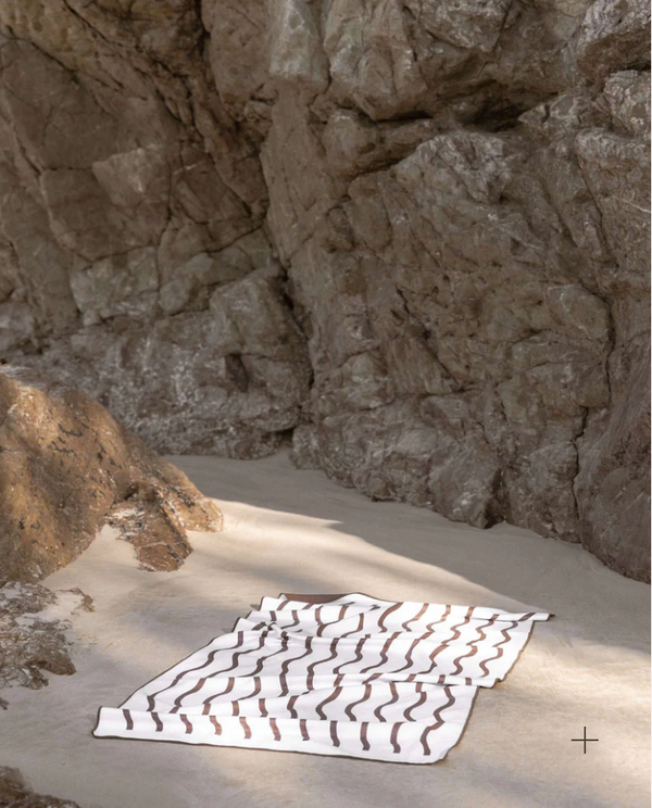 Sand Society Sand Free Beach Towel - Liquorice