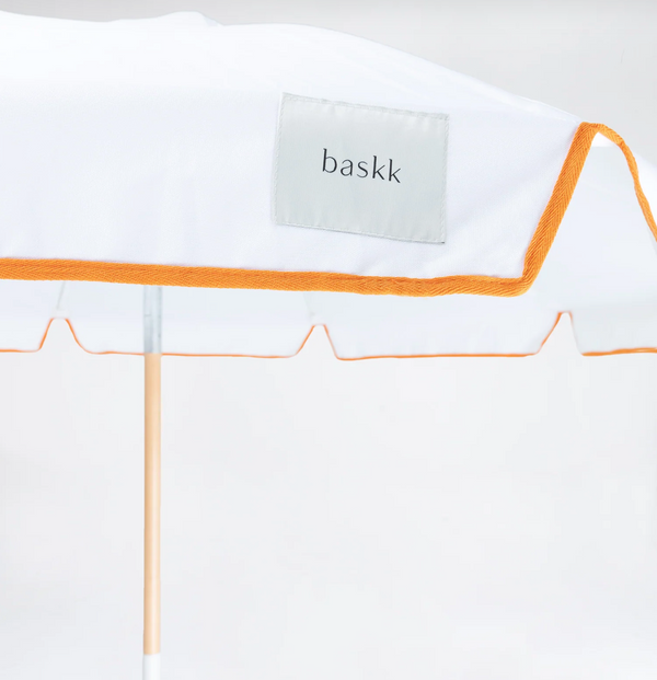 Baskk  Premium Beach Umbrella- Tangerine Orange
