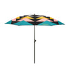 Klaoos - Premium French Beach Umbrella - Tumultueux - Pastel - Boatshed 7 The Original Beach Co.