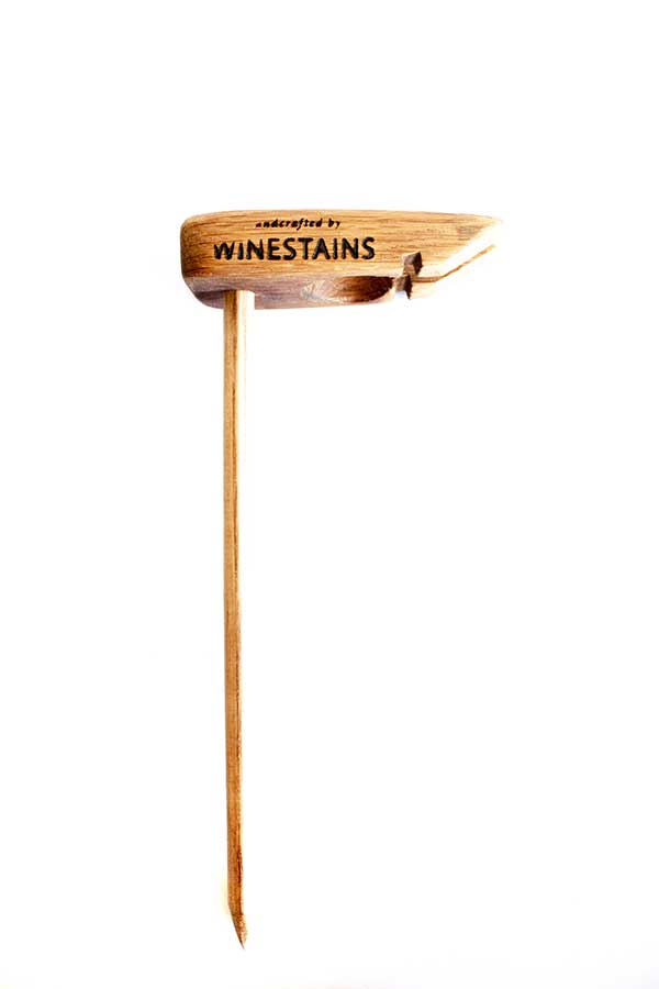 Winestains Single Beach Stake  - Travel Friendly wine glass holder