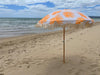 Pipi's of Rye -Premium Beach Umbrella -Coastal Floral Marigold