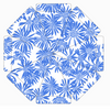 Pipi's of Rye - Premium Beach Umbrella- Coastal Floral Blue