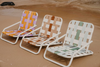 Salty Shadows Recline Beach Chair- Green