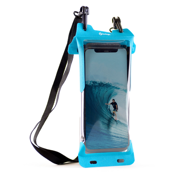 SurfLogic Waterproof Phone Dry Bag- Blue