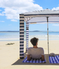 The CoolCabanas Original 5 - Large Navy Stripe
