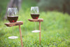 Winestains Single Beach Stake  - Travel Friendly wine glass holder