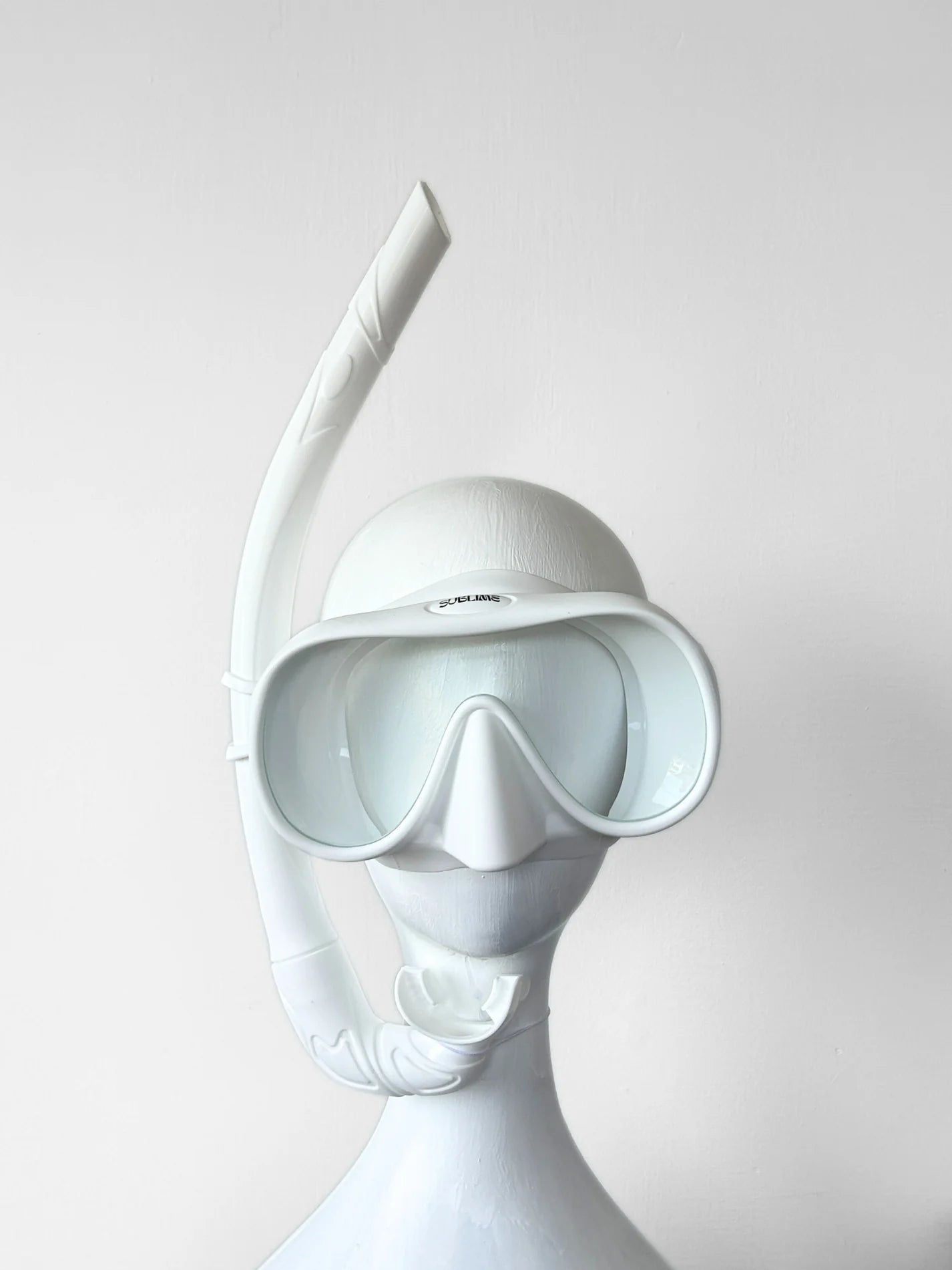 Sublime Supplies - Premium Silicone Snorkel Set  - White