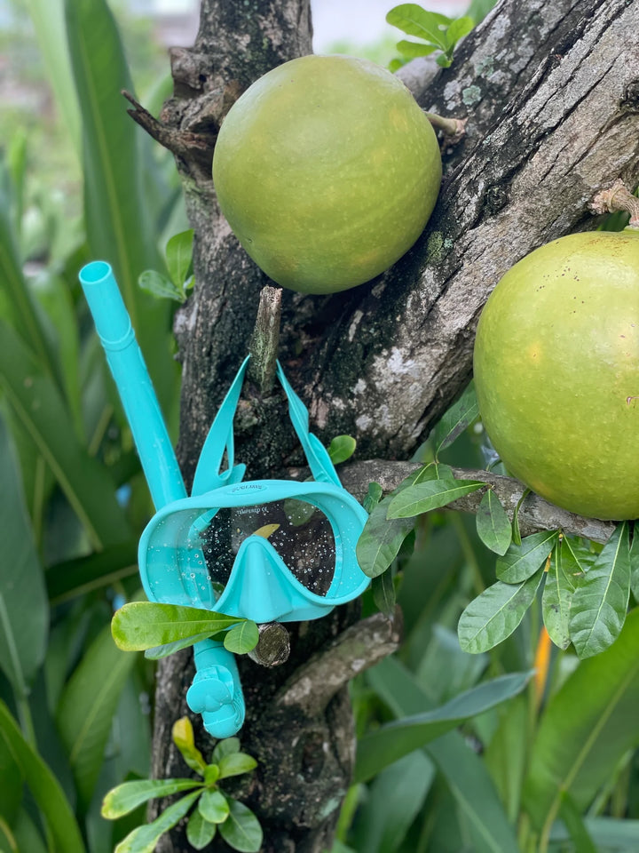 Sublime Supplies - Premium Silicone Snorkel Set  - Aqua