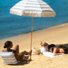 SunnyLife Premium Luxe Beach Umbrella- Resort Coastal Blue