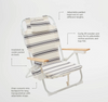 SunnyLife  Deluxe Beach Chair - Casa Fes