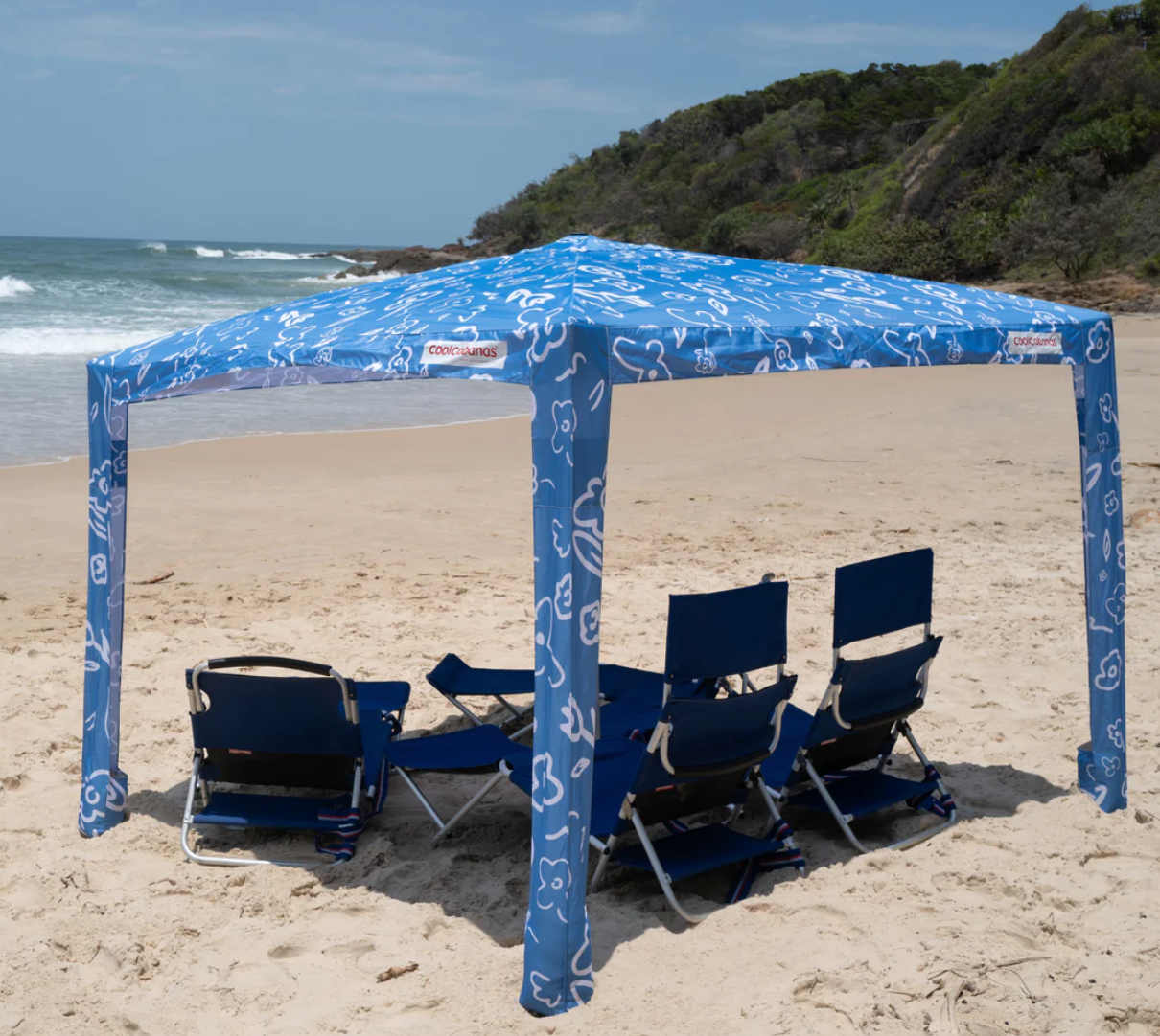 The CoolCabanas Original 5 - Large Byron Blue