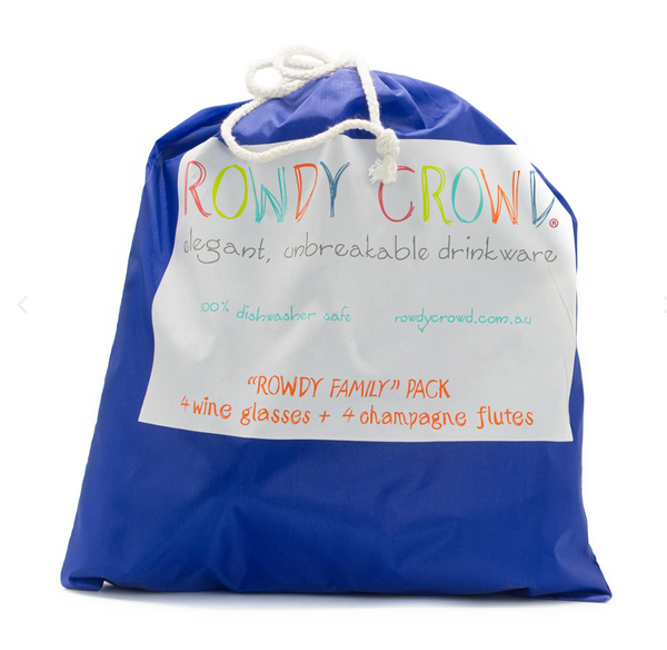 Rowdy Crowd Beach Glasses Family 8 pack