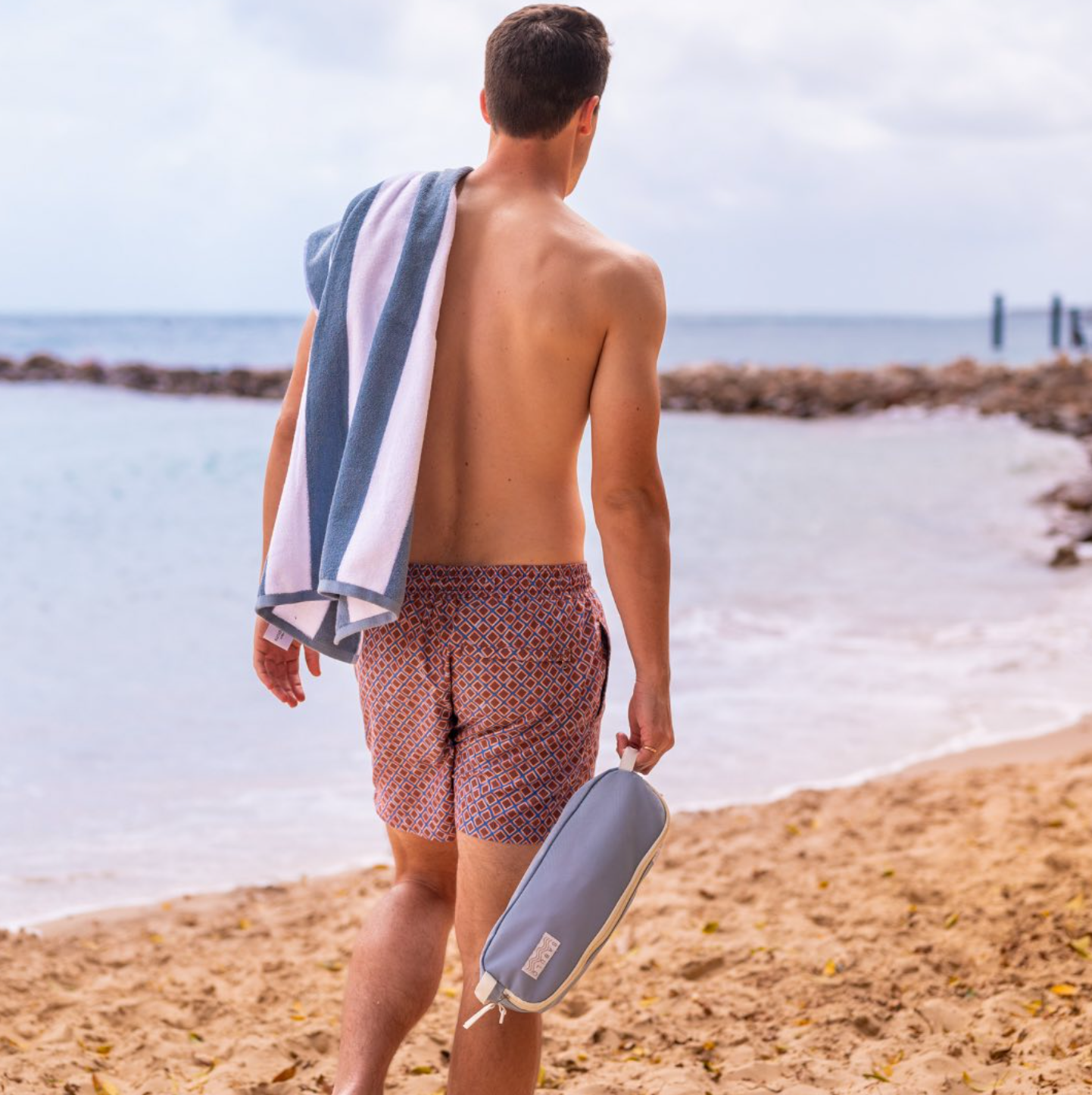 Sabulo Beach Chair & Mat-Blue