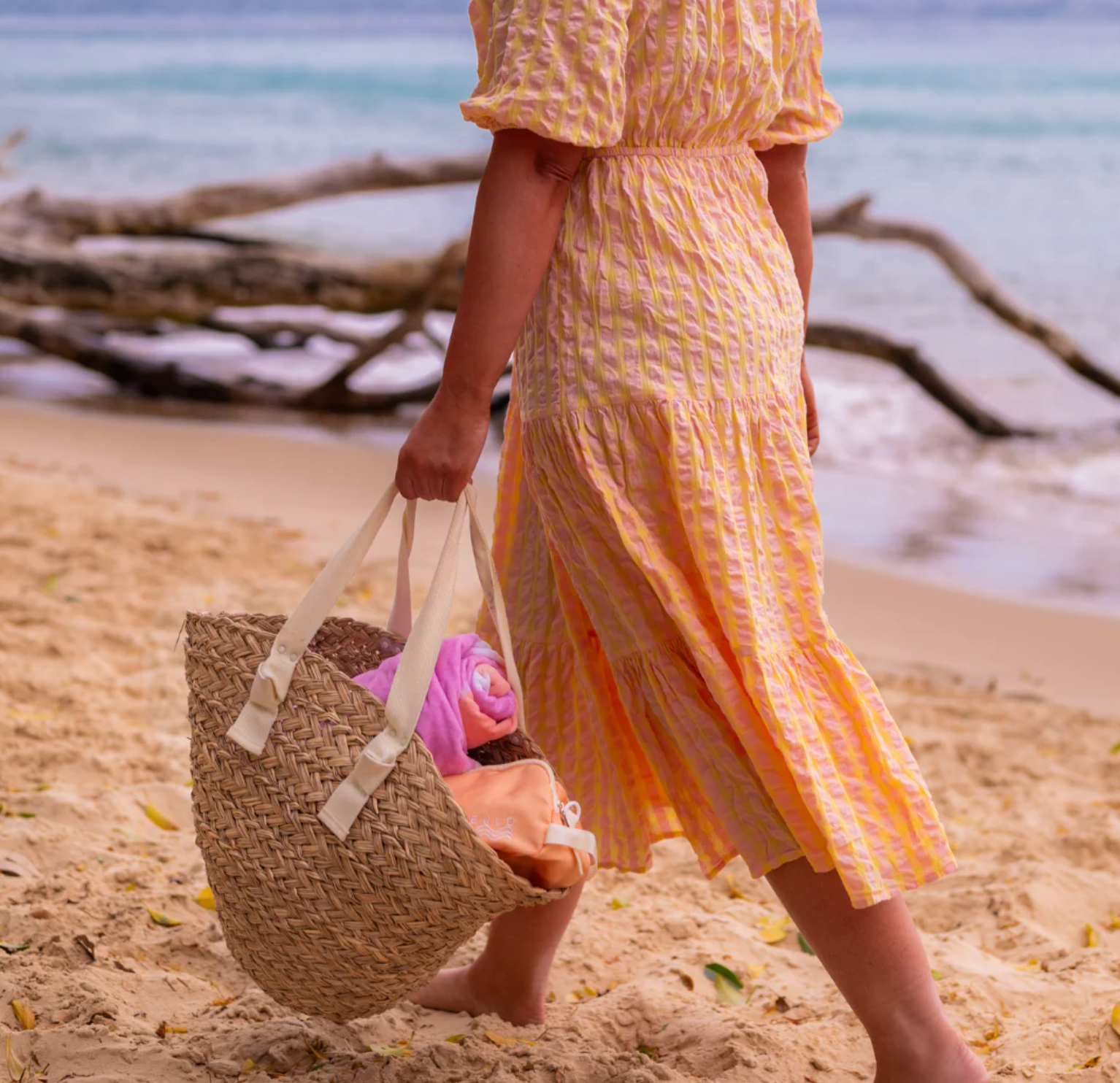 Sabulo Beach Chair & Mat- Peach