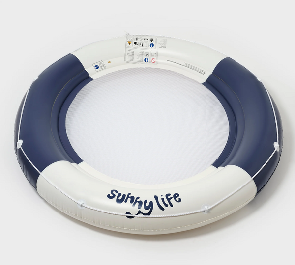 SunnyLife Luxe Twin Hammock Float - Weekend Navy