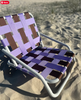 Salty Shadows Recline Beach Chair- Purple