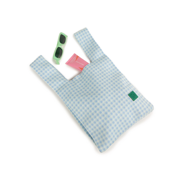 The Somewhere Co. Knitted Beach Tote Bag - Blueberry