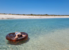 Pool Buoy Pontoon- HourGlass Amber