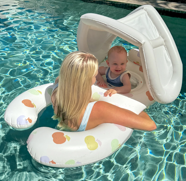 SunnyLife Float Together Baby Seat - Apple Sorbet