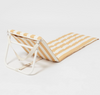 SunnyLife Reclining Beach Chair - Mango Bay Golden Mustard Stripe