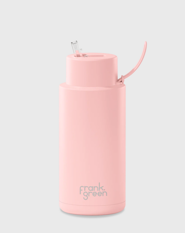 Frank Green Ceramic Reusable 1L Bottle - Blushed