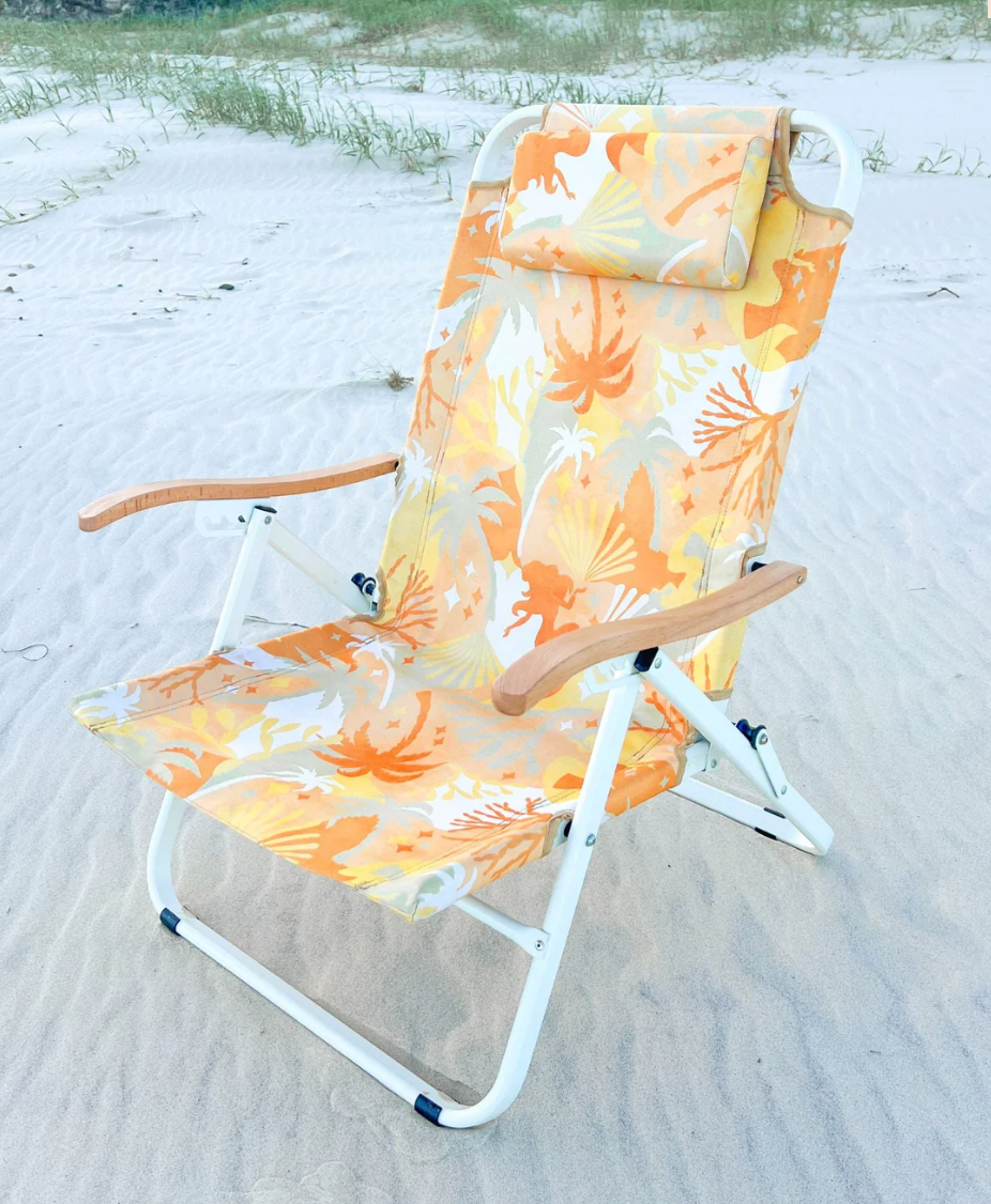 Isla Reclining Beach Chair-Hideaway