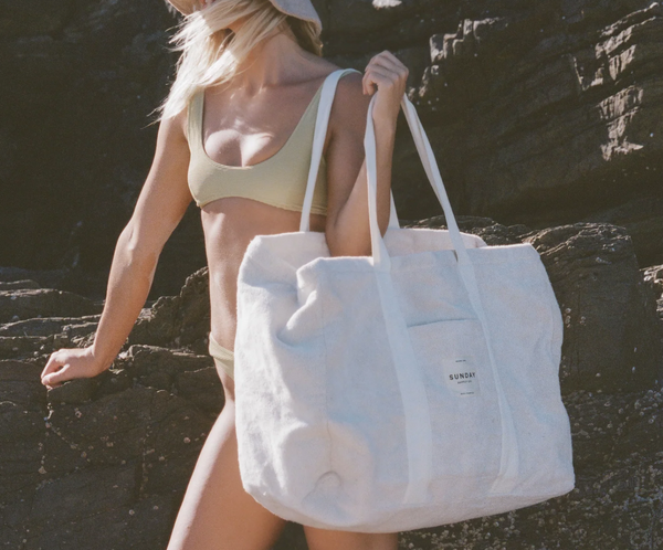 Sunday Supply Co. Towelling Beach Bag- Dunes