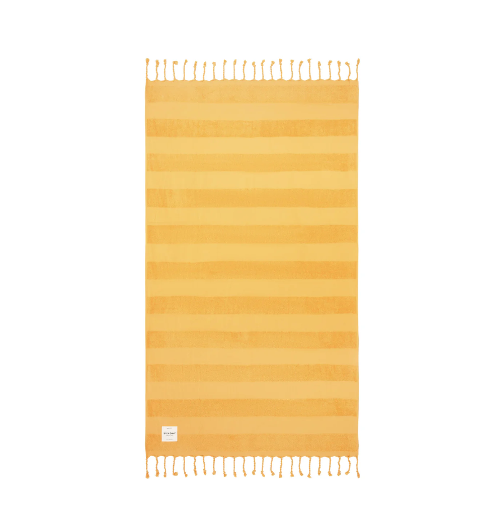 Sunday Supply Co.  Beach Towel- Golden