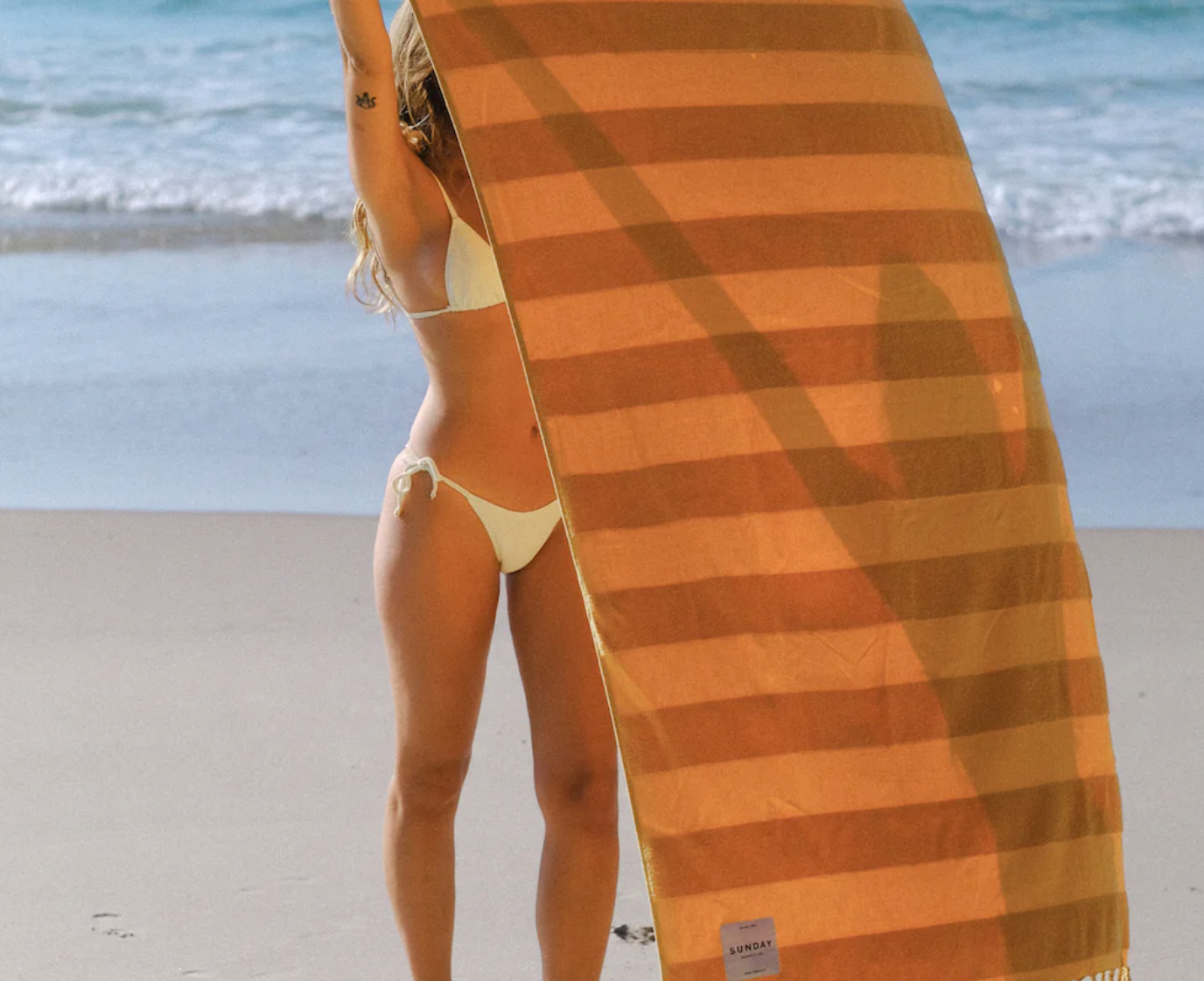 Sunday Supply Co.  Beach Towel- Golden