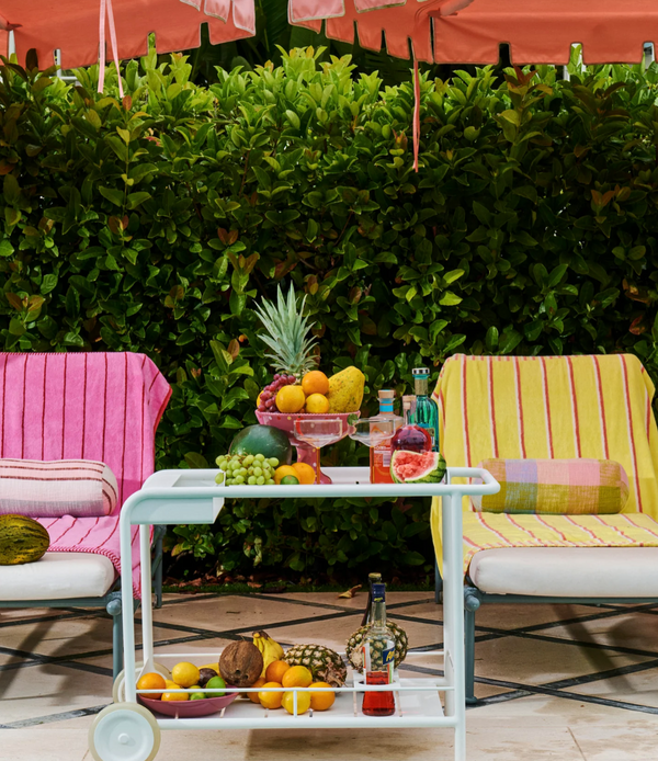 Kip&Co Terry Beach Sheet - Pina Colada Stripe