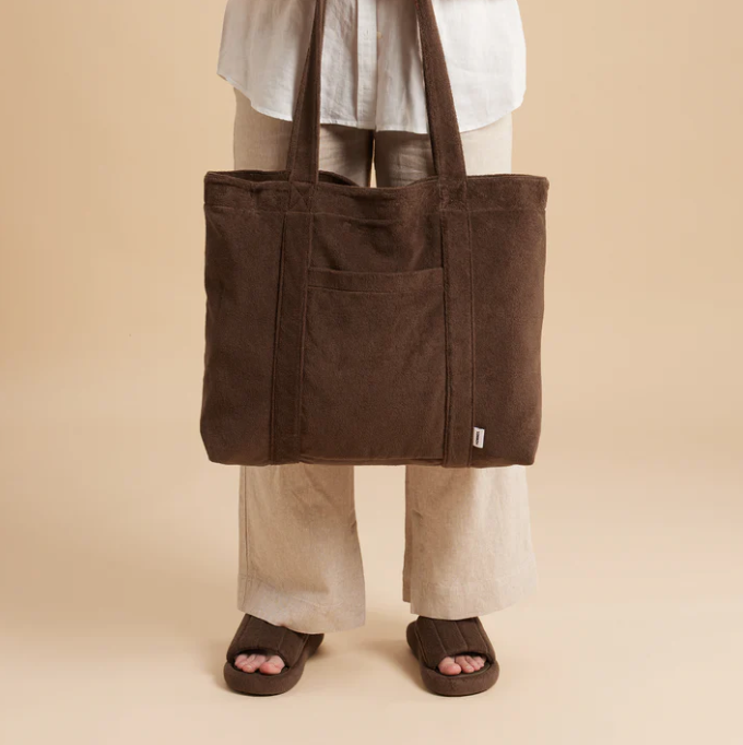 Hommey Terry Beach Bag- Cocoa