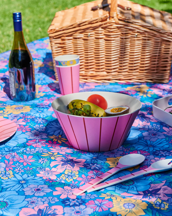 Kip & Co Beach Picnic 2P Cup Set - Iced Vovo Stripe