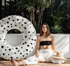 &Sunday Luxe OverSized Pool Tube- Bubbles White