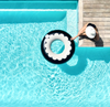 &Sunday Luxe OverSized Pool Tube- Scallop Black