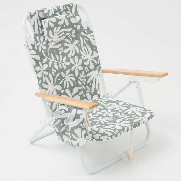 SunnyLife Resort Luxe Beach Chair - Vacay Olive