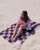 The Somewhere Co. Premium Cotton Beach Towel- Iced Mocha