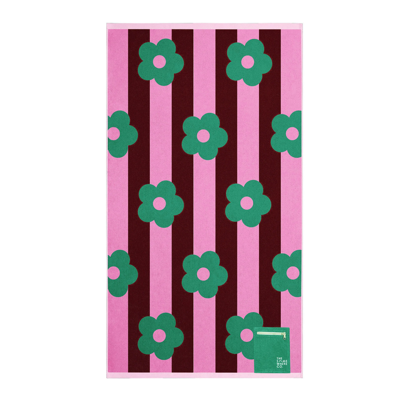 The Somewhere Co. Premium Cotton Beach Towel - Rocky Road