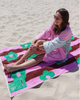 The Somewhere Co. Premium Cotton Beach Towel - Rocky Road