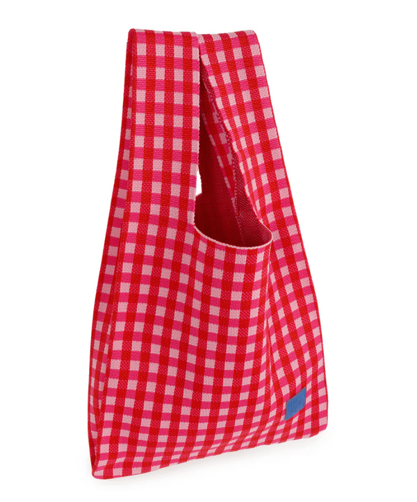 The Somewhere Co. Knitted Beach Tote Bag - Cherry Pie