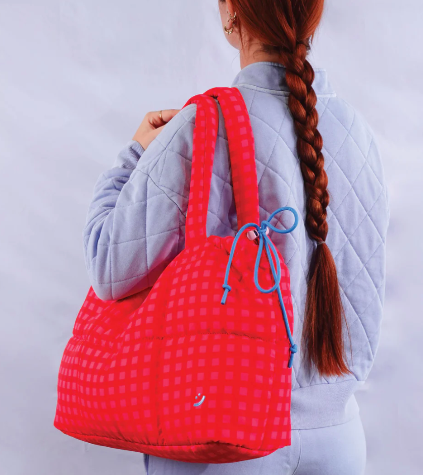 The Somewhere Co. Big Beach Midi Tote - Cherry Ripe