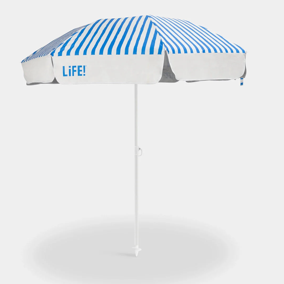 LIFE! Premium Beach Umbrella - Blue
