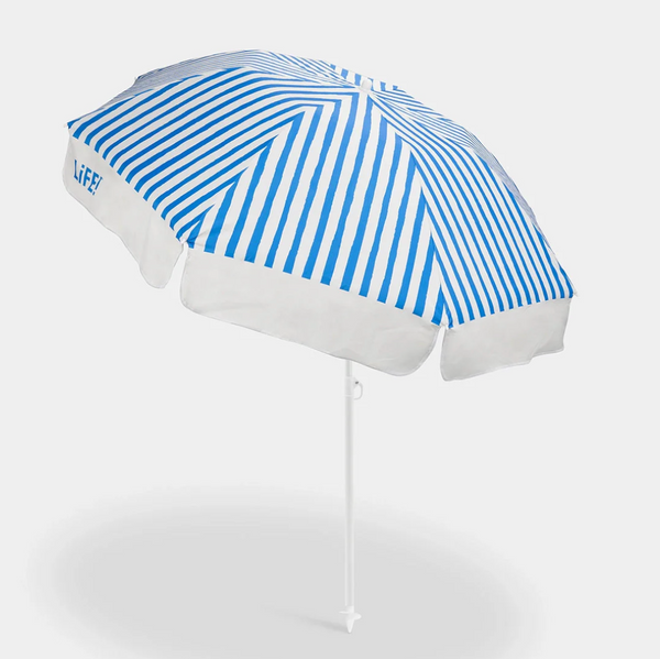 LIFE! Premium Beach Umbrella - Blue