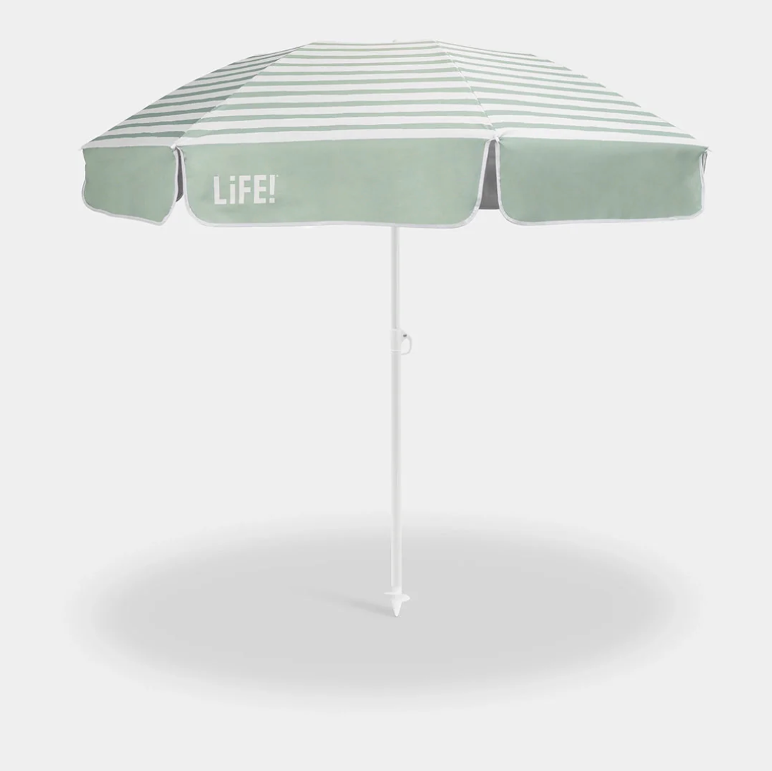 LIFE! Premium Beach Umbrella - Green - Eden Meridian