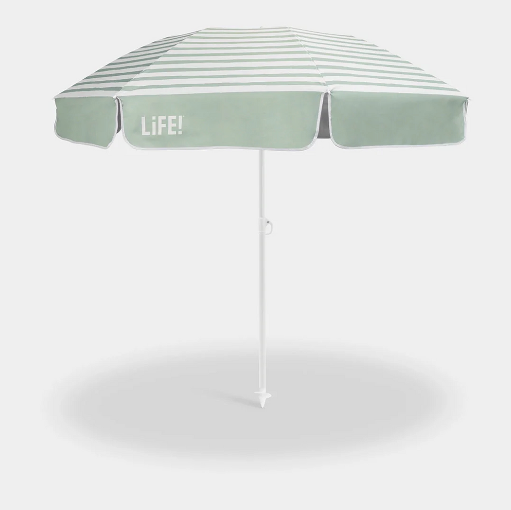 LIFE! Premium Beach Umbrella - Green - Eden Meridian