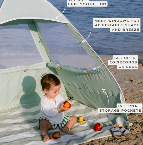 Lozi & Gabe Pop-up Beach Shelter- Honey