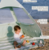 Lozi & Gabe Pop-up Beach Shelter- Honey