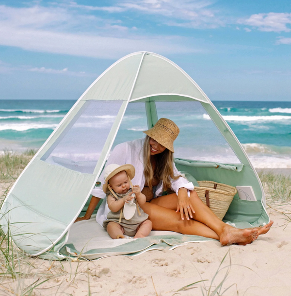 Lozi & Gabe Pop-up Beach Shelter- Sage