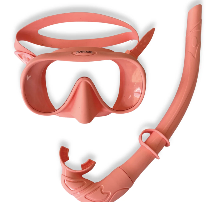 Sublime Supplies - Premium Silicone Snorkel Set  - Coral