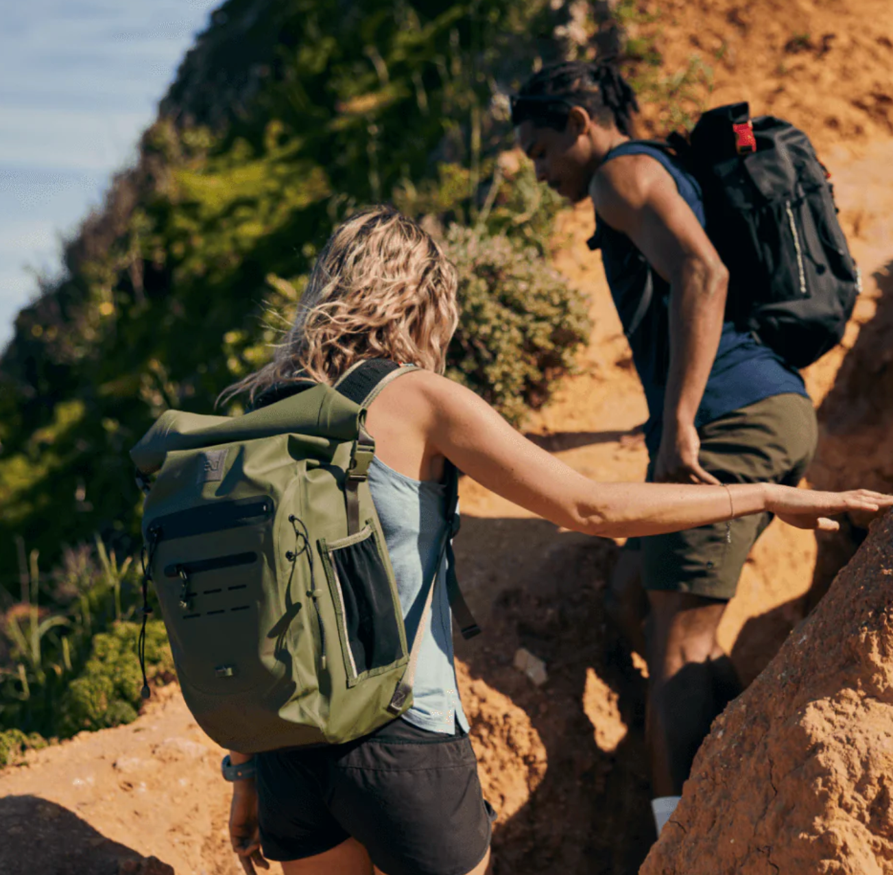 Red Paddle -Adventure Waterproof Backpack 30L - Olive Green
